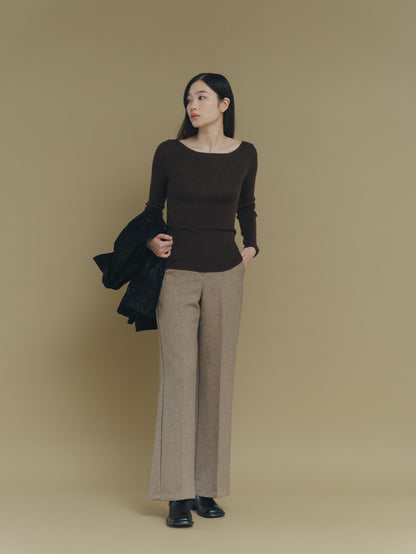 bootcut tailored pants
