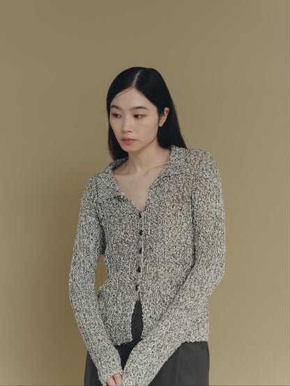 chunky knit cardigan