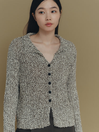 chunky knit cardigan