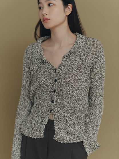 chunky knit cardigan