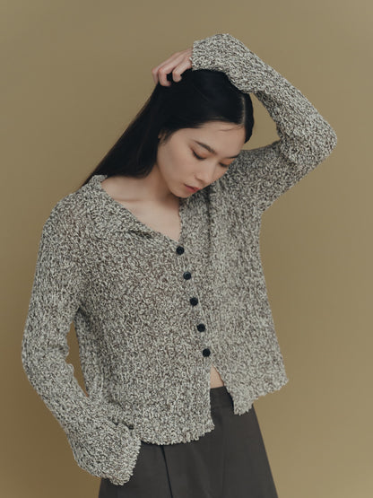chunky knit cardigan
