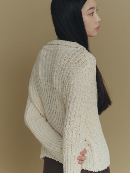 chunky knit cardigan