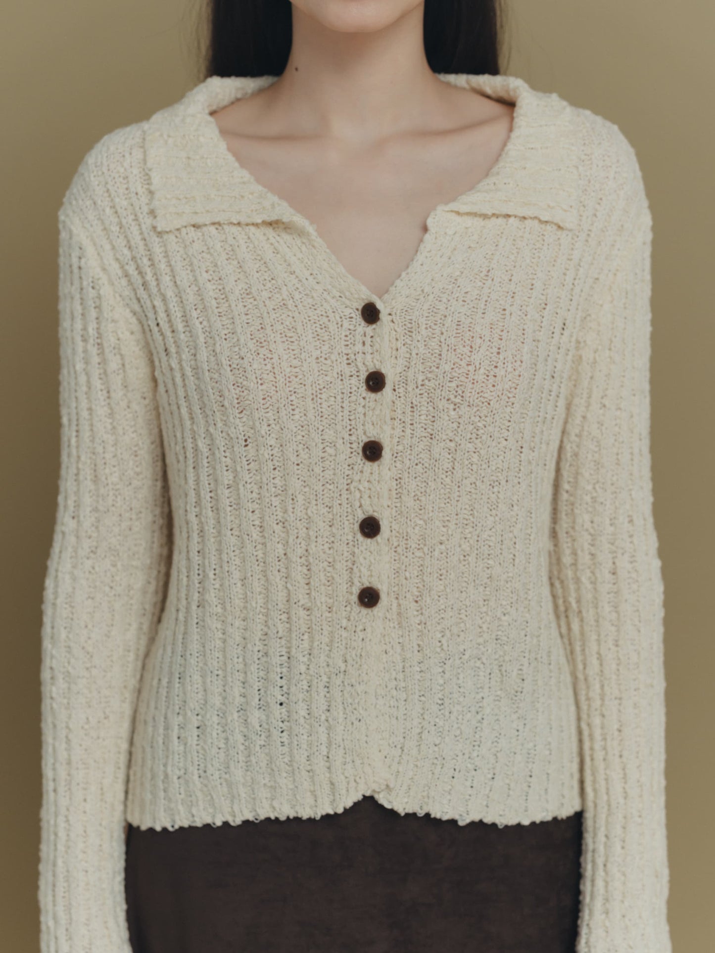 chunky knit cardigan