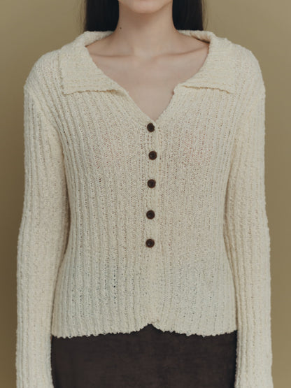 chunky knit cardigan