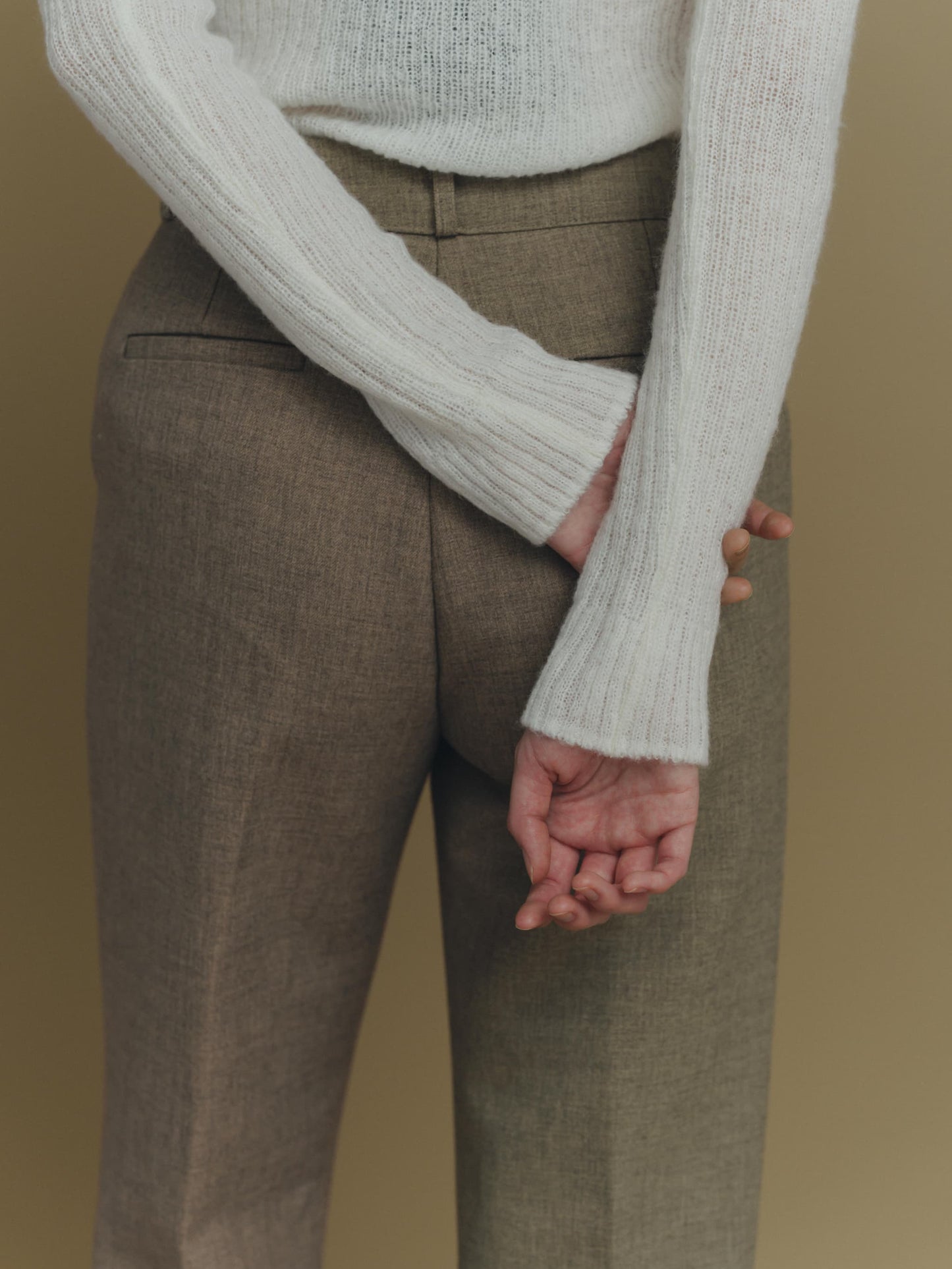 bootcut tailored pants