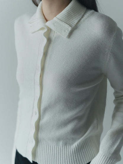 2way neck cardigan