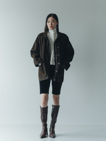 2way neck cardigan