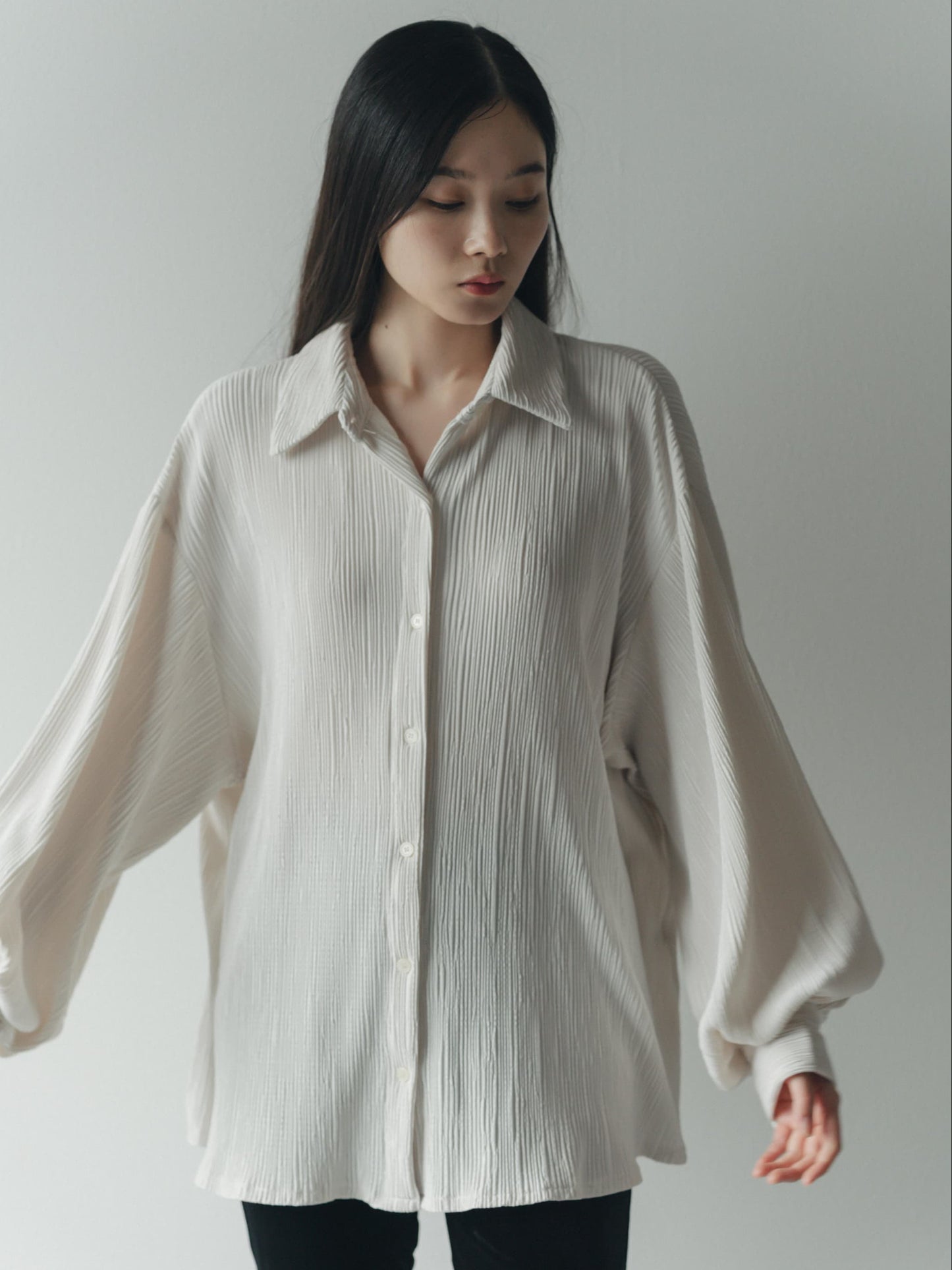 pleats shirt