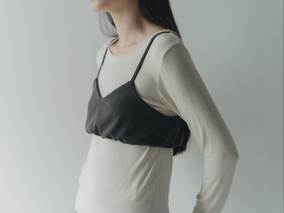 cream bustier