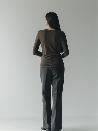 bootcut tailored pants