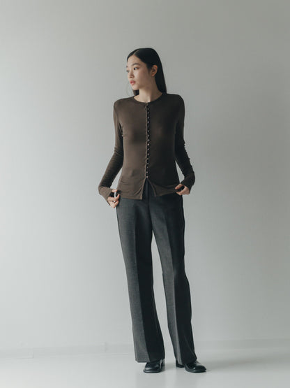 button cardigan