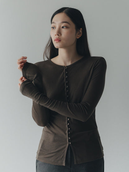 button cardigan