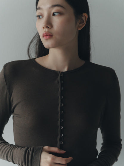 button cardigan