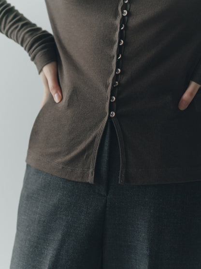 button cardigan