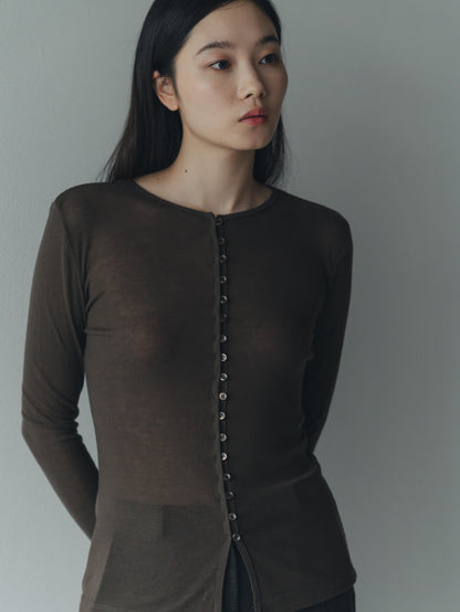 button cardigan