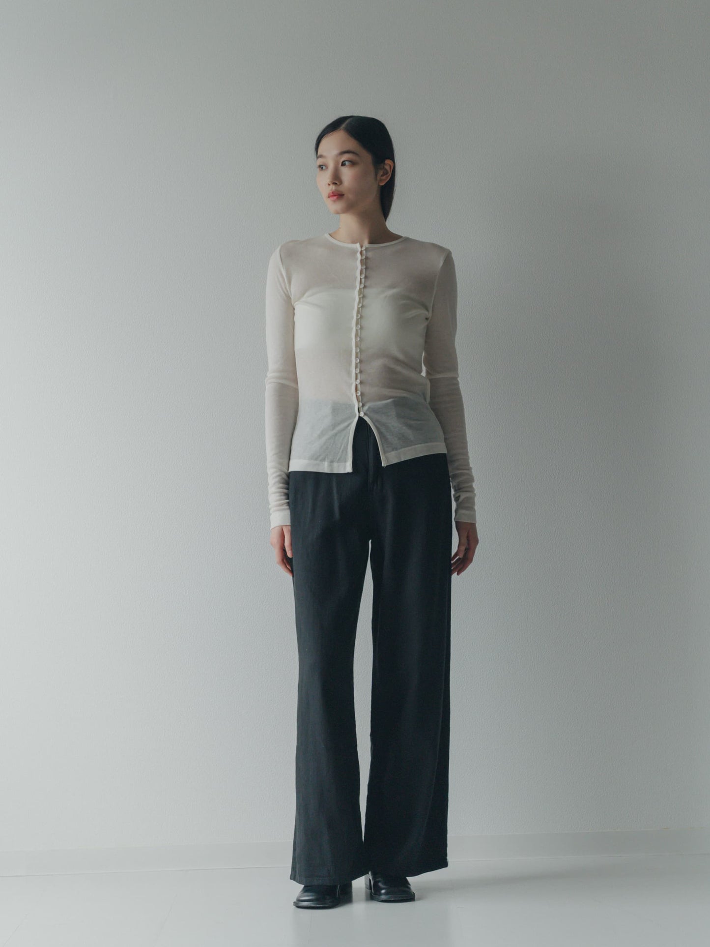 button cardigan