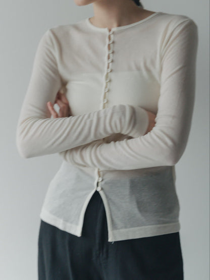 button cardigan