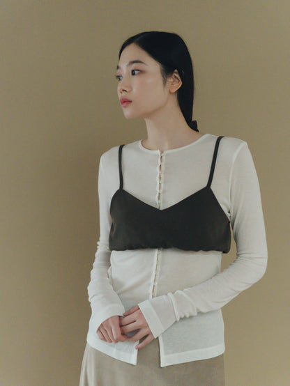 cream bustier