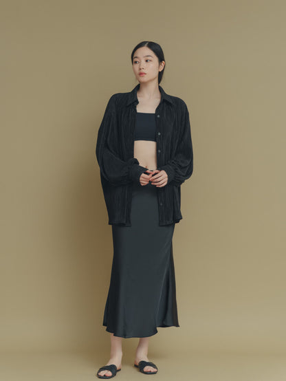 pleats shirt