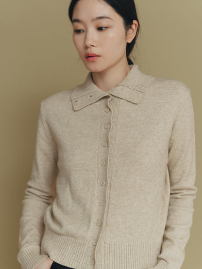 2way neck cardigan