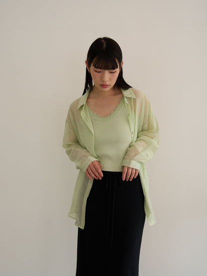 3‑piece sheer cami set