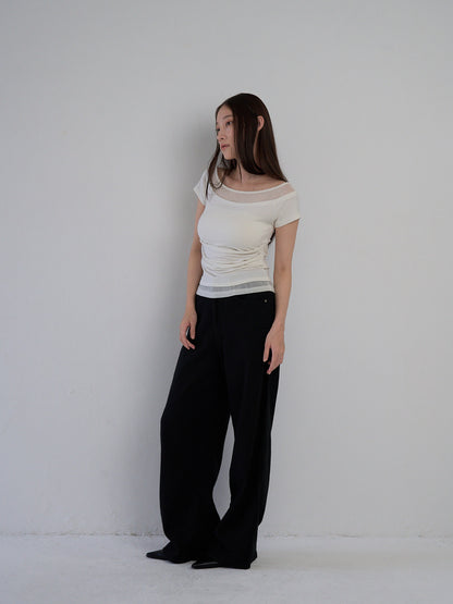 two tone layered T