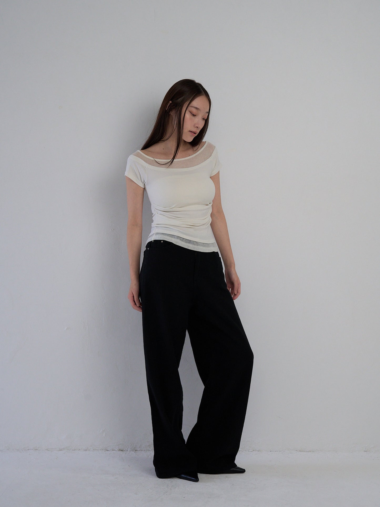 two tone layered T
