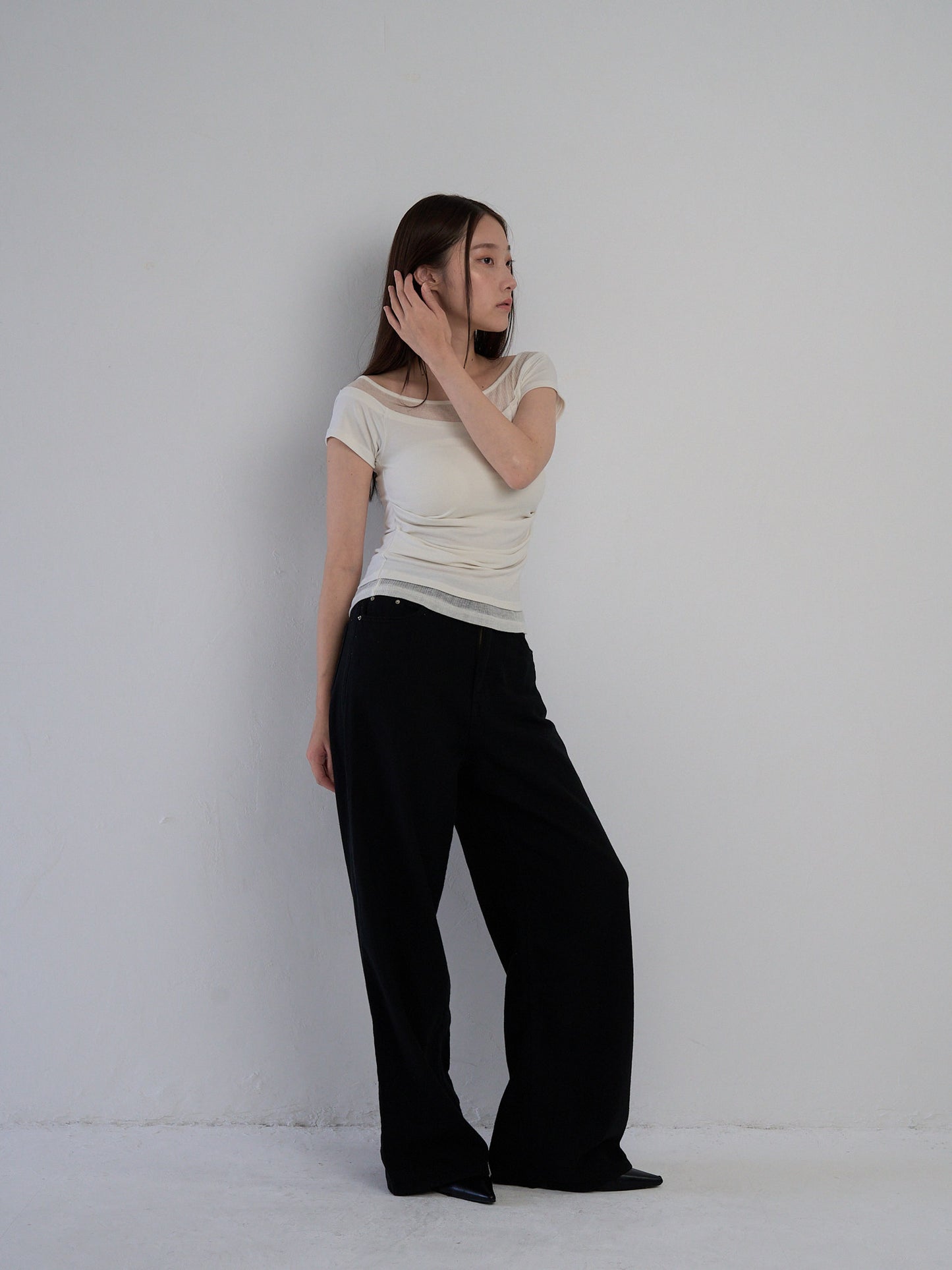 two tone layered T