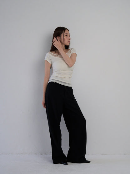 two tone layered T