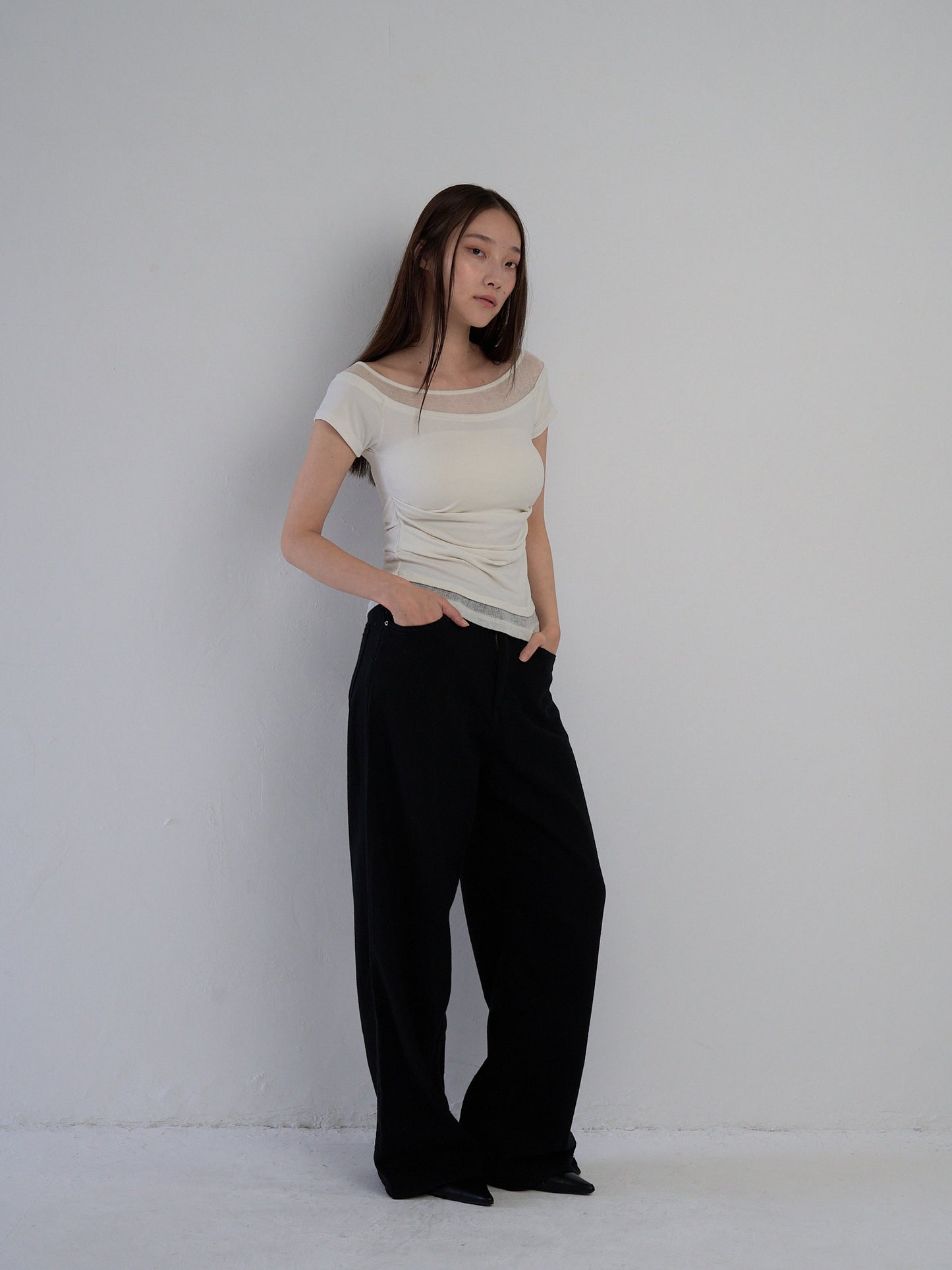two tone layered T
