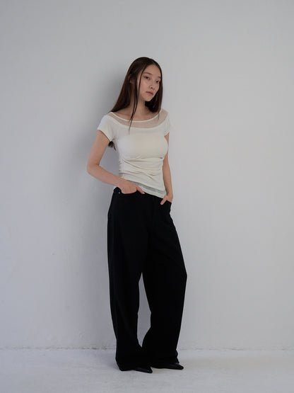 two tone layered T