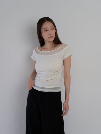 two tone layered T