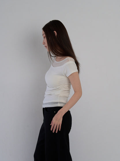 two tone layered T