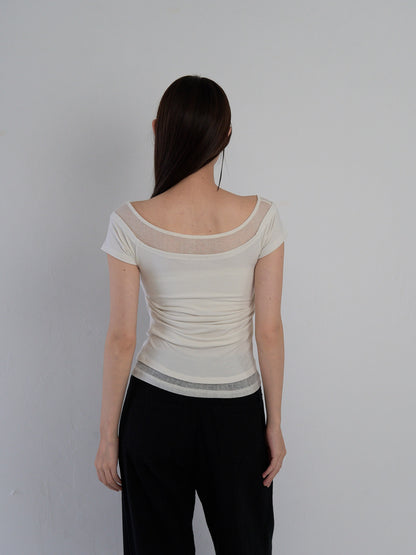 two tone layered T