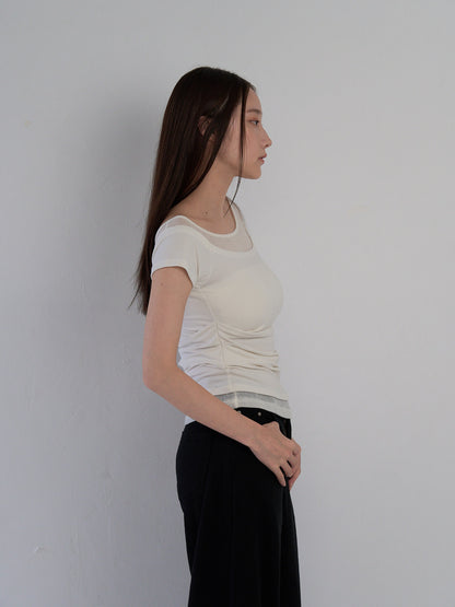 two tone layered T