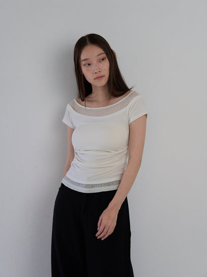 two tone layered T