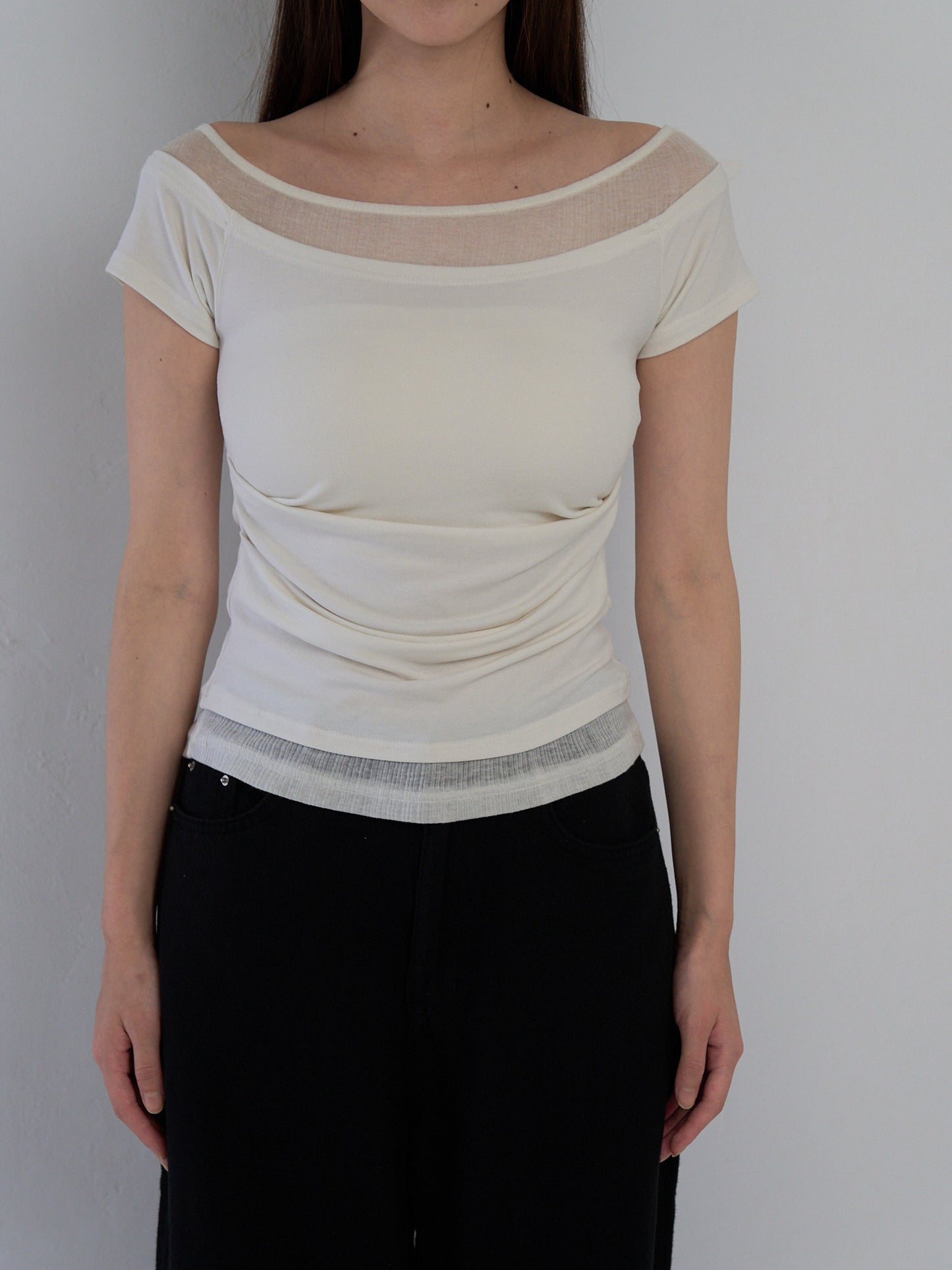 two tone layered T