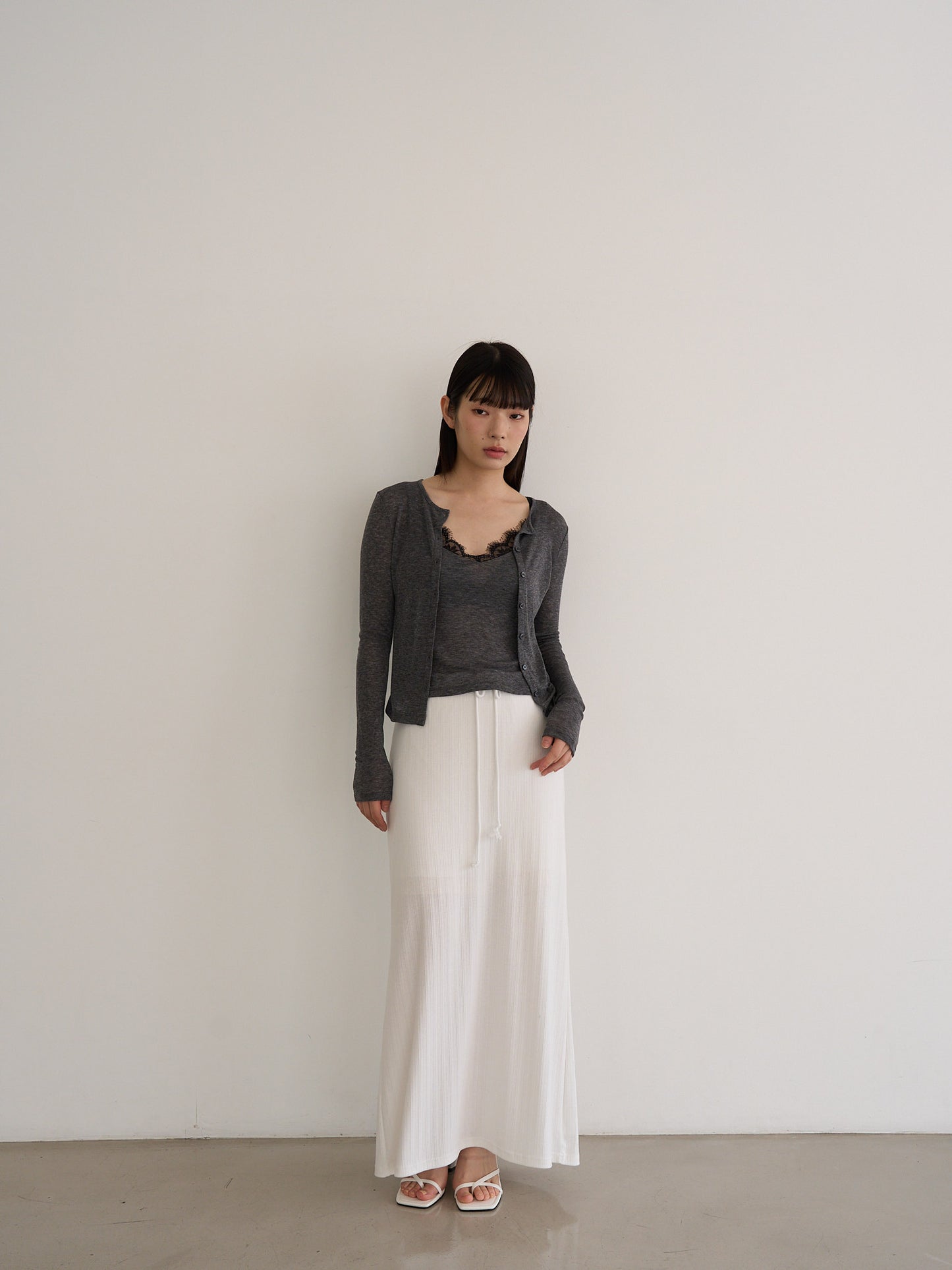 layered cardigan set