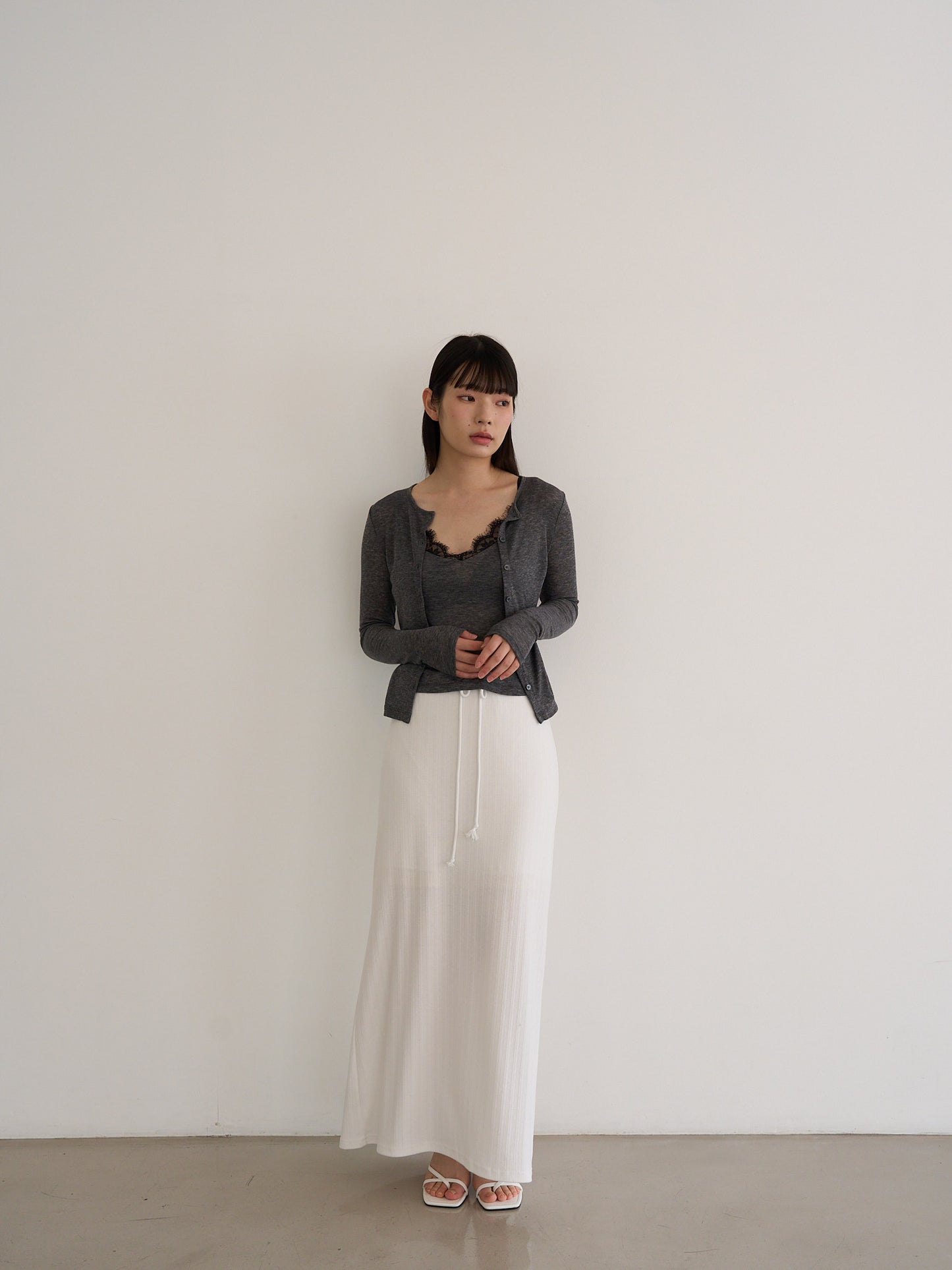 layered cardigan set