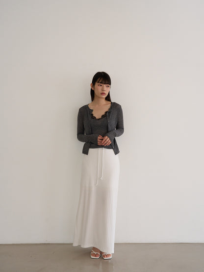 layered cardigan set