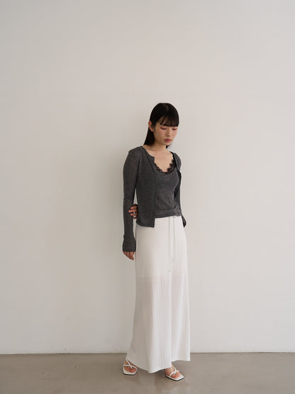 layered cardigan set