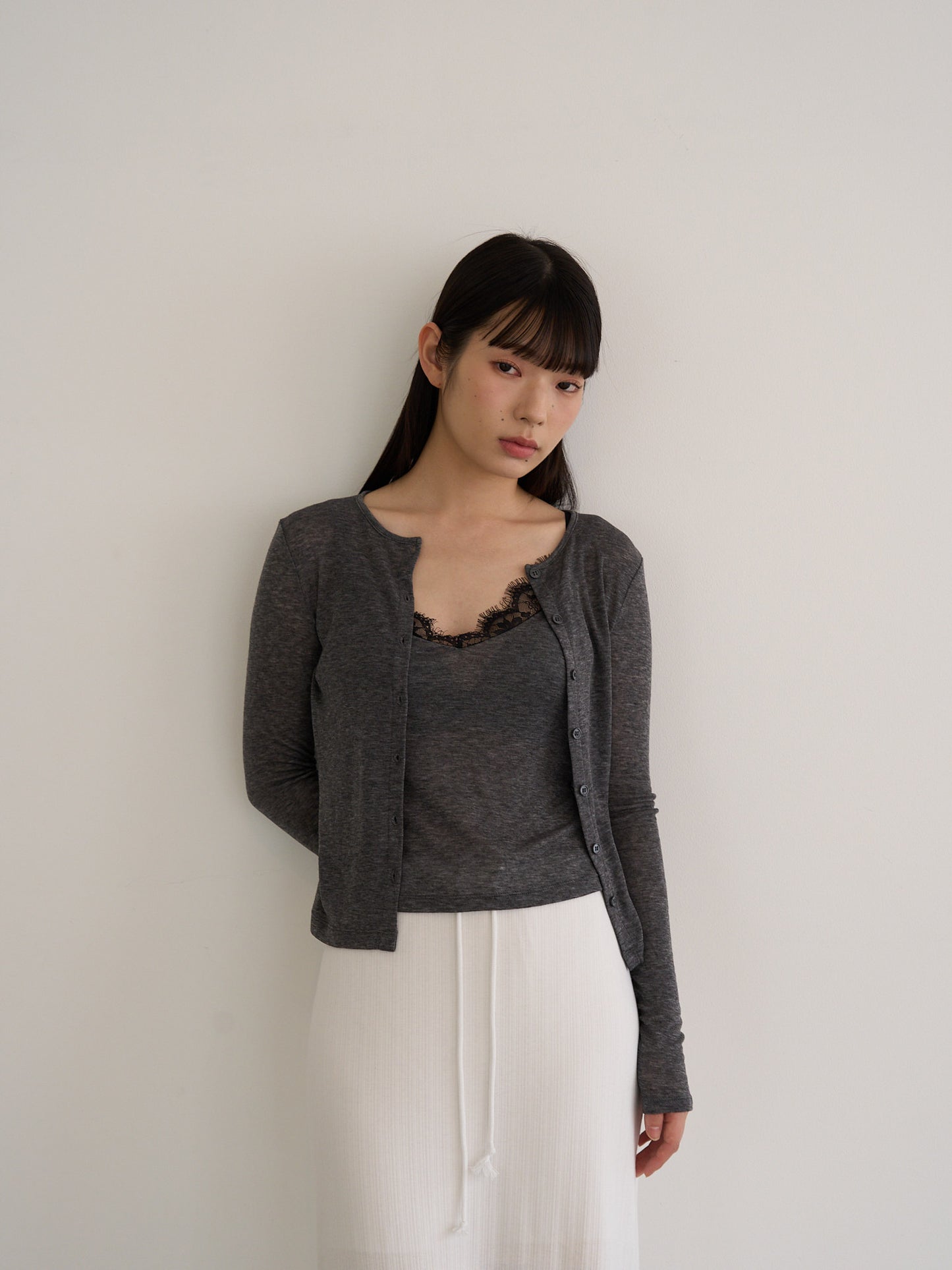 layered cardigan set