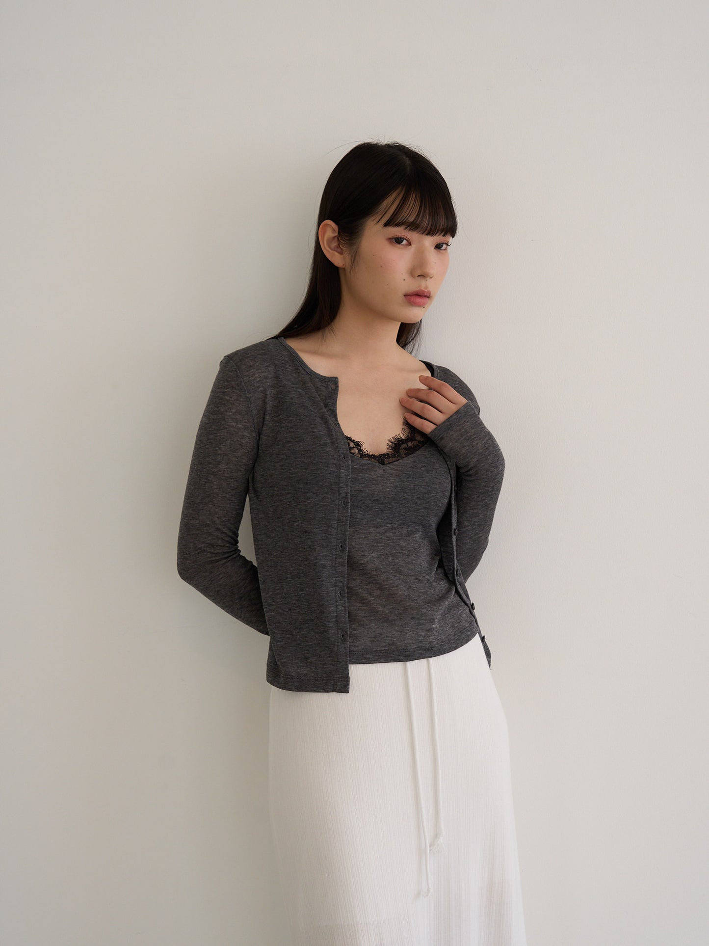 layered cardigan set