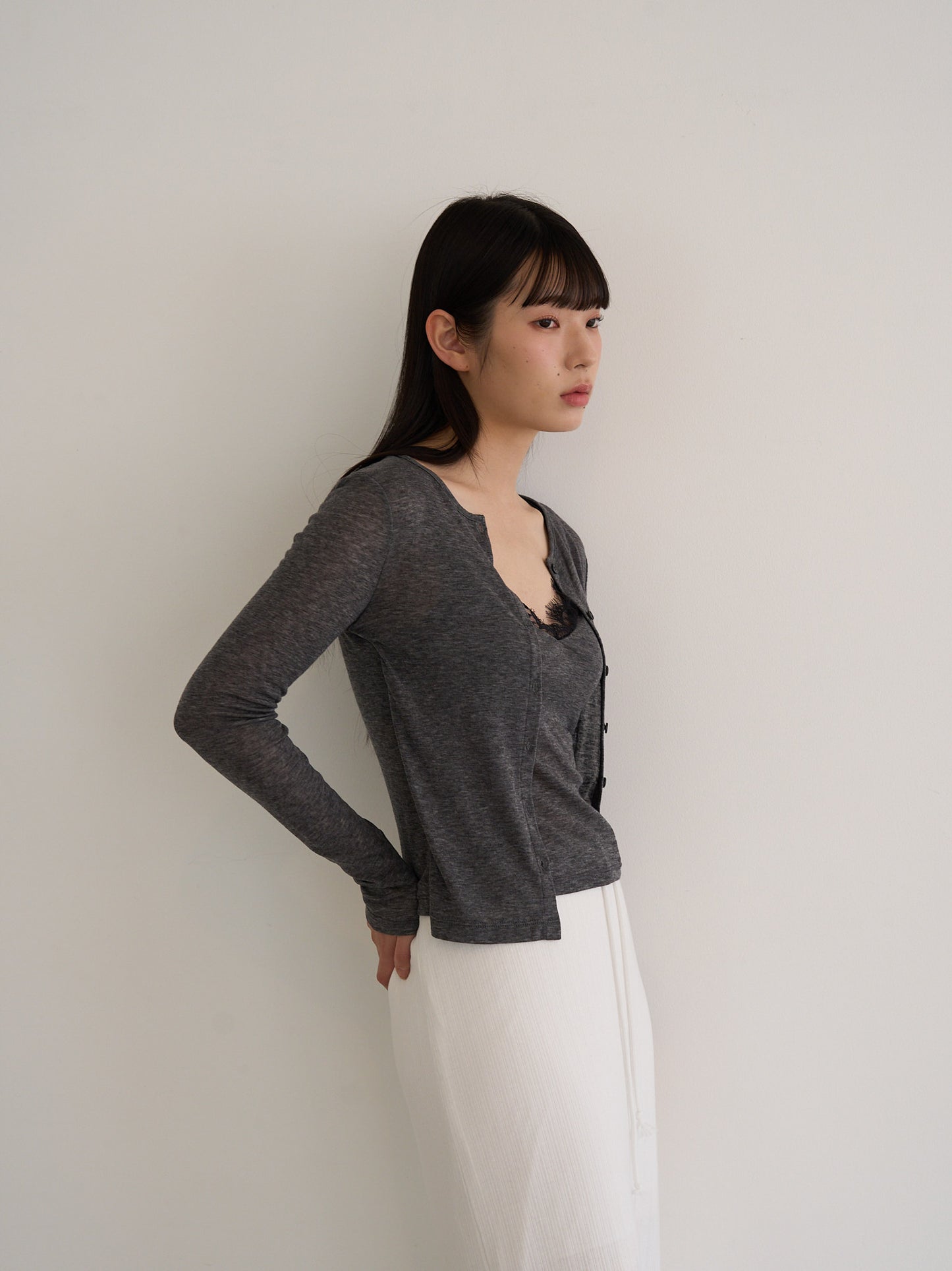 layered cardigan set