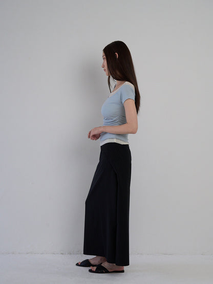 drape wrap skirt