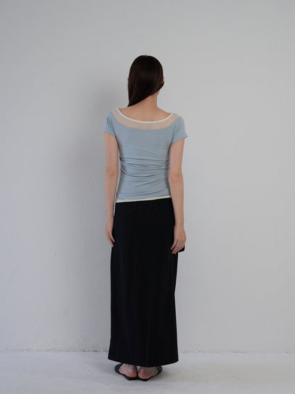 drape wrap skirt