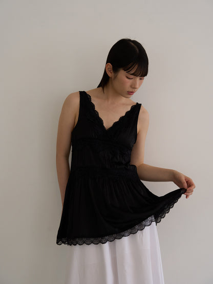 lace sleeveless tunic