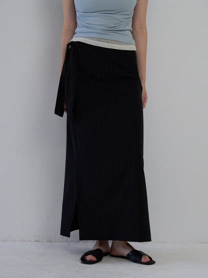 drape wrap skirt
