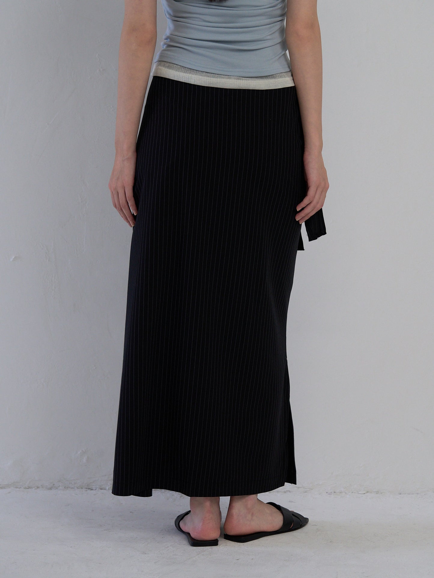 drape wrap skirt