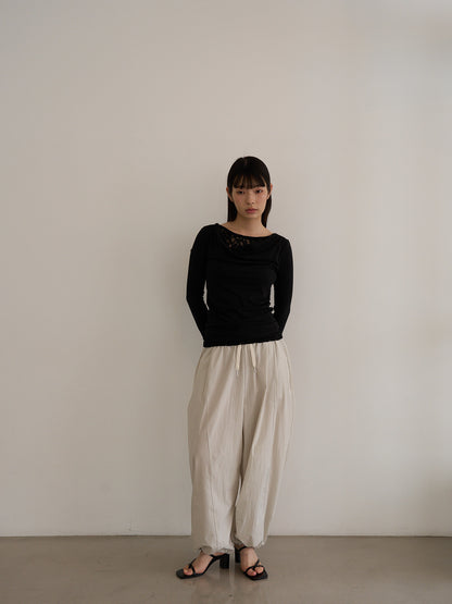 string nylon pants